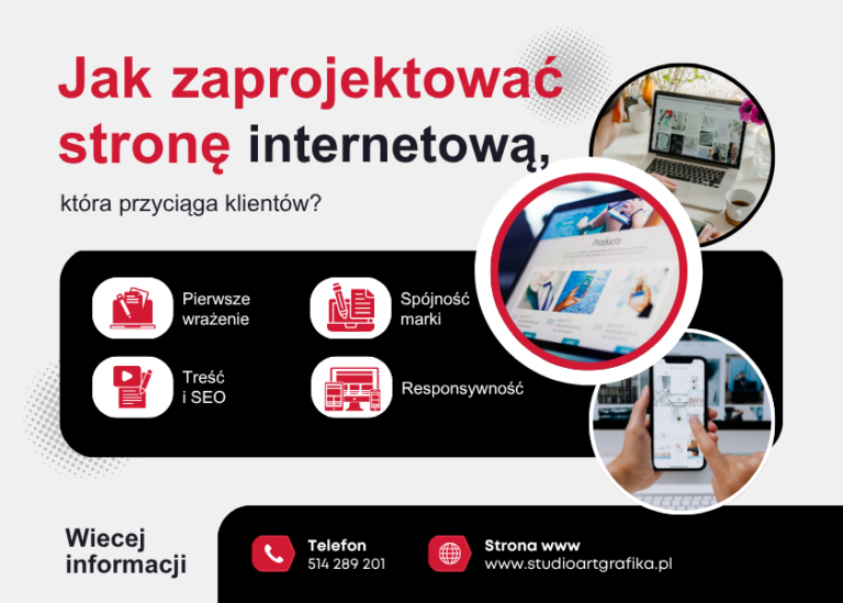 Jak zaprojektować stronę internetową, która przyciąga klientów?