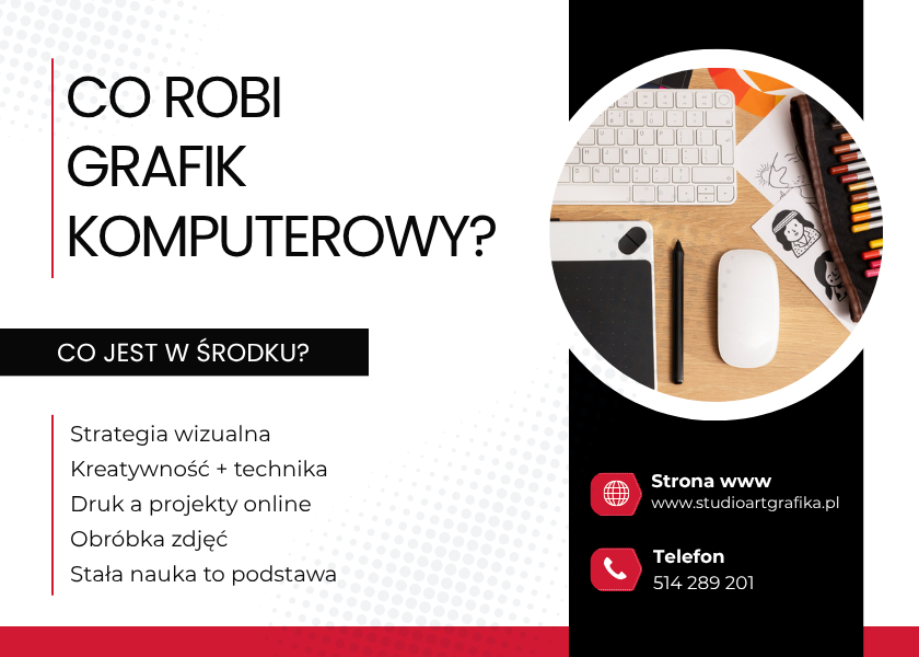 Co robi grafik komputerowy?