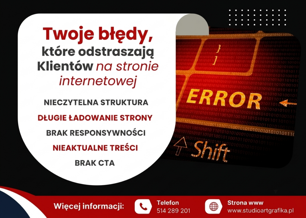 Twoje błedy na stronie